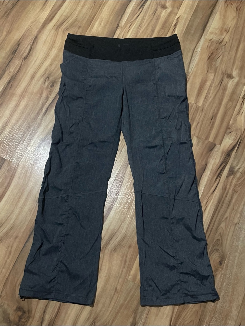 Lucy Activewear Get Going Charcoal Heather Gray Workout Athleisure Pants Sz XL